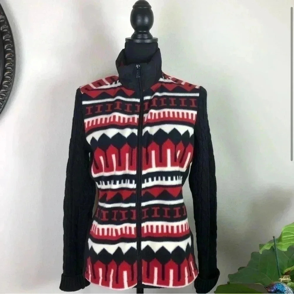 Ralph Lauren Red and Black Patterned Jacket